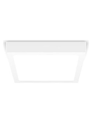 Defne Store LED Gömme Spot Ince Yüzey, 12 W, Soğuk Beyaz Işık (4000K), Kare, Beyaz