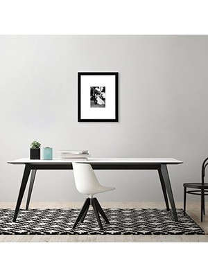Defne Store 11X14 Siyah Resim Çerçevesi - 5x7 Mat ve 11X14 Mat Olmadan Görüntüler - Kırılmaya Dayanıklı Camlı Kompozit Ahşap - Duvar Için Yatay ve Dikey Formatlar