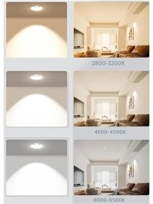 Defne Store LED GU10 Lamba, Gün Işığı 4W 345LM 4000K