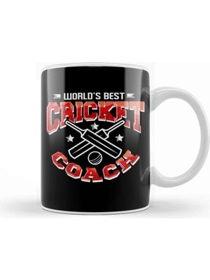 Dekado World S Best Cricket Coach Awesome Cricketer Kupa Bardak Porselen