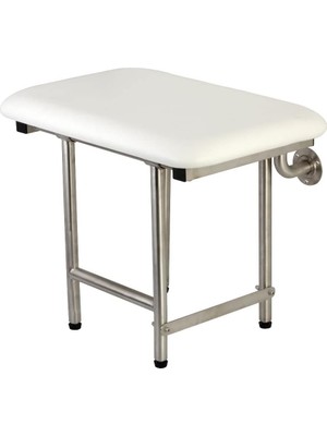 Defne Store KBSS2216P Adascape Duş Koltuğu, Fırçalanmış Paslanmaz Çelik
