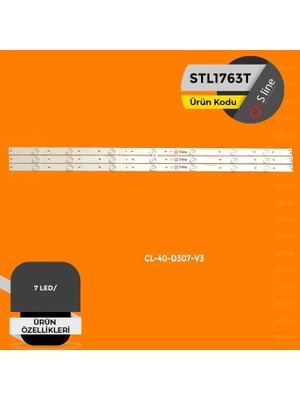 Uravas Store 40" Philips CL-40-D307-V3, J442517A Tv Ledi