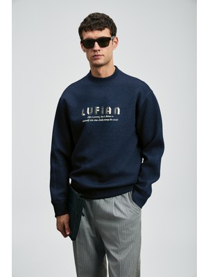 Lufian Oracle Erkek Sweatshirt Siyah
