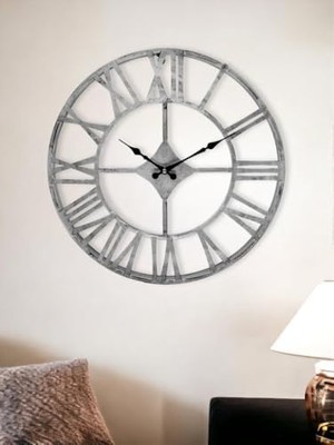 Defne Store Galaxy DM30 Serisi Roma Rakamlı Metal Duvar Saati Siyah 30 cm