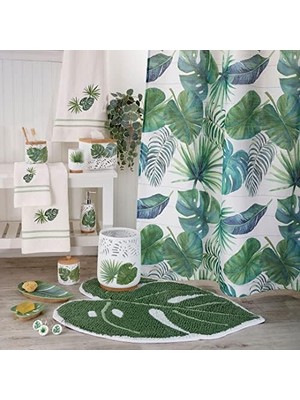 Defne Store - Aksesuar Seti, Reçine Bardak, Diş Fırçası Tutacağı, Sabunluk ve Losyon Pompası/sabunluk, Banyo Dekoru (Viva Koleksiyonu, Beyaz)