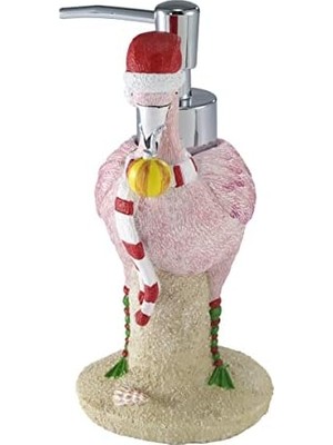 Defne Store - Sabunluk/losyon Pompası, Dayanıklı Reçine, Banyo Aksesuarları, Tatil Ev Dekoru (Jingle Koleksiyonu)