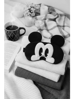 Miniso Disney Lisanslı Mickey Mouse Mickey Yüzlü Uyku Gözlüğü 19 cm – Yumuşak Dokulu Konforlu Tasarım