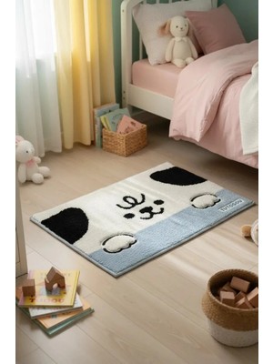 Miniso Lisanslı Tutogou Serisi Paspas – Mavi Renkli 60X40 cm Ev Banyo Giriş Paspası