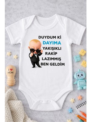 Eydu Baby Bayram Şekeri Baskılı Uzun Kollu Çıtçıtlı Bebek Body Badi Zıbın