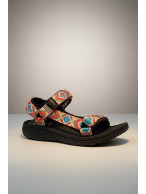 Modayak Enodia 9013 Siyah & Kilim Outdoor Günlük Kadın Sandalet