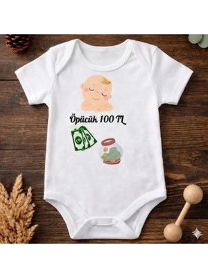 Eydu Baby Bütün Yollar Bana Çıkar Bebek Body Beyaz Badi Çıtçıtlı Zıbın
