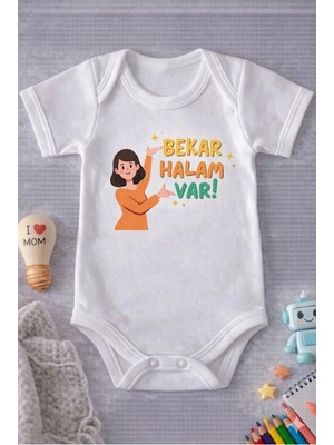 Eydu Baby Organik Pamuk Love Baskılı Kısa Kollu Çıtçıtlı Bebek Body Badi Zıbın