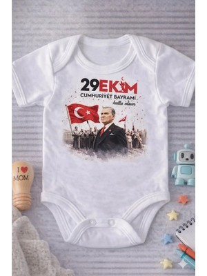 Eydu Baby Anne Yaşam Kaynağı Baskılı Bebek Body Badi Çıtçıtlı Zıbın