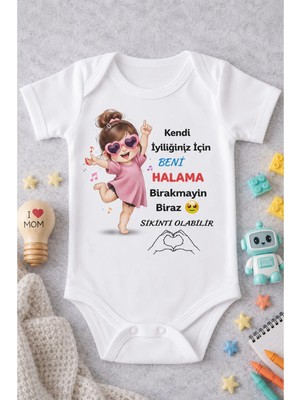 Eydu Baby Anne Yaşam Kaynağı Baskılı Bebek Body Badi Çıtçıtlı Zıbın