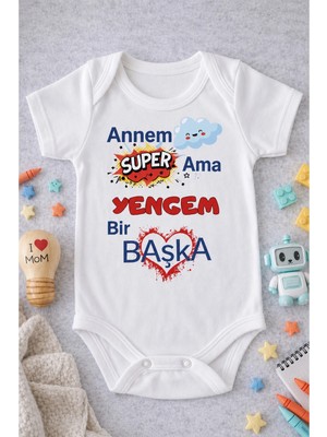 Eydu Baby ANNE BABA BEN YAZILI zıbın bebek zıbın bebek giyim yenidoğan hediye