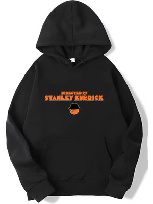 Brz Collection Unisex Oversize Directed By Stanley Kubrick Hoodie Siyah