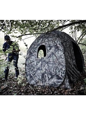 Defne Store Ameristep Doghouse Run & Gun Av Jaluzisi | Yosun Meşesi Dağınık Ülkesinde Hafif 2 Kişilik Yer Jaluzisi, Tek Boyut