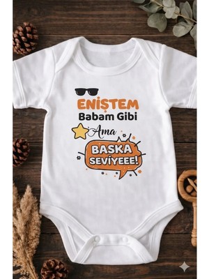 Eydu Baby Gülen Yüz Smiley Baskılı Kısa Kollu Bebek Çıtçıtlı Body Badi Zıbın