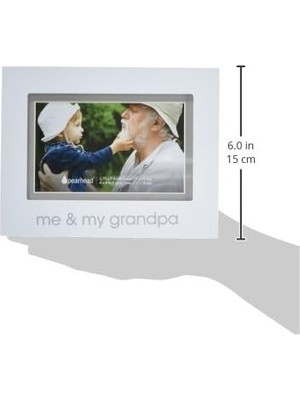 Defne Store Me And My Grandpa Sentiment Bebek Resim Çerçevesi, Bebek Hatırası Fotoğraf Çerçevesi, Cinsiyetsiz Bebek Kreş Dekoru, Büyükanne ve Büyükbaba Hediyesi, Beyaz