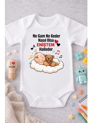 Eydu Baby Doğum Günün Kutlu Olsun Baba Baskılı Bebek Body Uzun Kollu Badi Zıbın