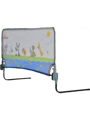 Defne Store Baby AGU-105-90 Katlanabilir Yatak Bariyeri (Hayvan Desenli, 90CM)