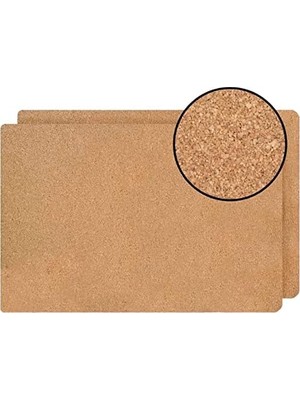Defne Store Mermer Mantar 30,48 cm x 45,72 cm Dikdörtgen Altın Altlıklı Set