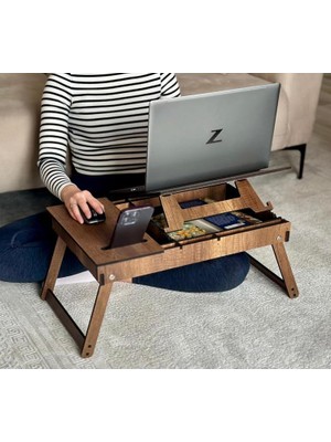 Defne Store - BT201 Katlanır Ayaklı Laptop Çalışma Sehpası