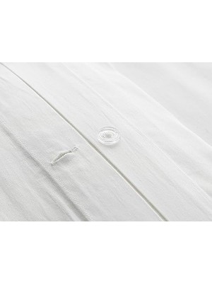 Defne Store Modello Pamuk Nakışlı Size Nevresım Takımı 240X260 cm Beyaz