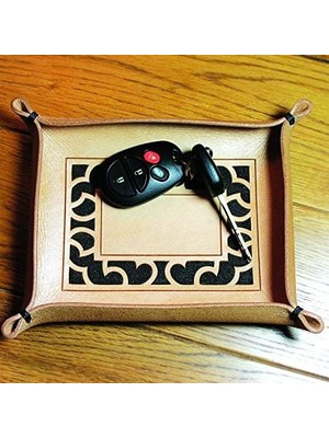 Defne Store Crafts C0811 05 Alet Deri Parçası, Orta Ağırlık, 21,6 x 27,9 Cm, Doğal