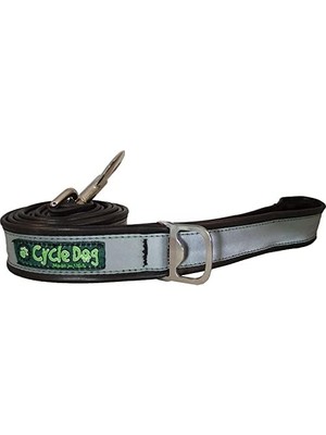 Defne Store Cycle Dog Şişe Açacağı Geri Dönüştürülmüş Köpek Tasması, Gümüş Maksimum Yansıtıcı, 6 Fit
