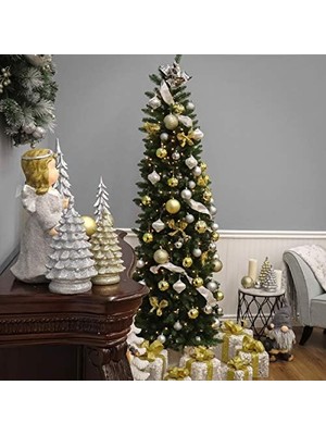 Defne Store Tree Yapay Ince Ağacı, Yeşil, Kingswood Köknar, Stand Dahil, 6 Feet