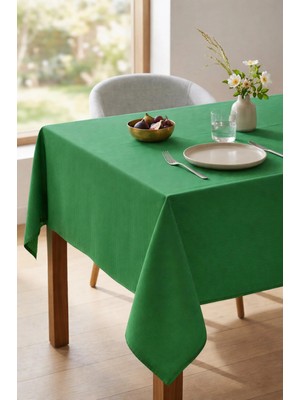 United Colors Of Benetton BE-28457-GR  %100 Pamuk Yeşil Düz 150*200 cm Masa Örtüsü