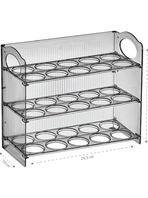 Defne Store Katlı Yumurtalık, Şeffaf Füme