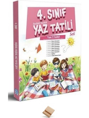 Giriş Yayınları Giriş 4. Sınıf Yaz Tatili Seti Fasikül Fasikül ve Telefon Standı