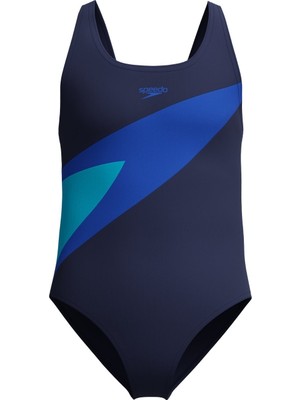 Speedo Speedo Hyperboom Butterfly Back Jf Kız Çocuk Lacivert Mayo