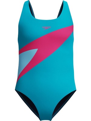Speedo Speedo Hyperboom Butterfly Back Jf Kız Çocuk Mavi Mayo