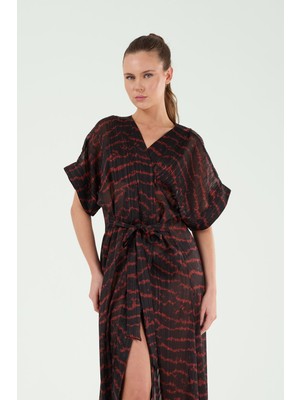 Louren P25040 Uzun Bağlamalı Kaftan