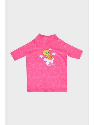 Slipstop Daisyloo Uv Korumalı Kısa Kollu Mayo T Shirt Kız Çocuk T Shirt ST2612050002