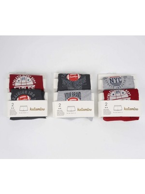Katamino Division  Erkek 2li  Boxer Set K128235 Karışık Renk