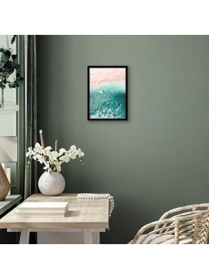 Defne Store Siyah 10X14 Resim Çerçevesi - Kırılmaya Dayanıklı Camlı Ince Kenarlıklı Fotoğraf Çerçevesi - Yatay Veya Dikey Görüntü Formatı Için Asma Donanımlı Duvar Resim Çerçevesi