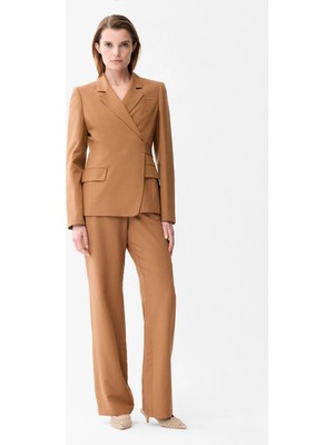 adL  Geniş Paça Pantolon Camel 15346700000