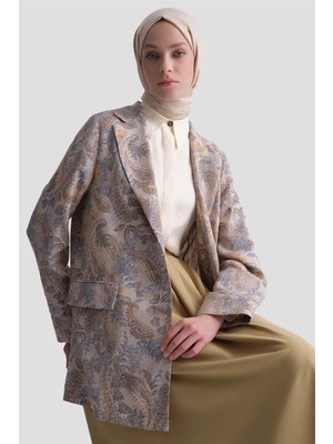 Armine Pileli Viskon Etek Camel