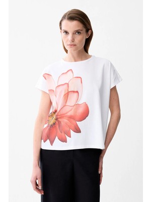 adL  Baskılı T-Shirt Kemik 11546671001