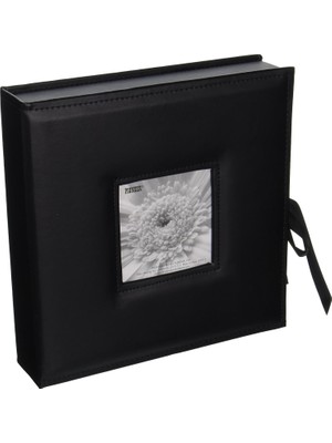 Defne Store Albums 120 Cepli 3 Halkalı Fotoğraf Kutusu, 10X15/13X18/15X20 cm Baskılar, Siyah Deri