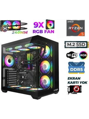 Xaser Raze X310 Ryzen 5 7500X3D 16GB Ddr5 Ram 512GB M.2 Nvme SSD Hazır Tavsiye Sistem