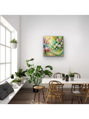 Hobibahçem Ilkbahar Mevsimi Kanvas Tablo 60X60CM