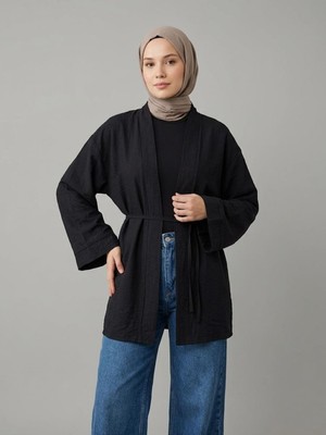 Miostil Çilek Hırka-Siyah