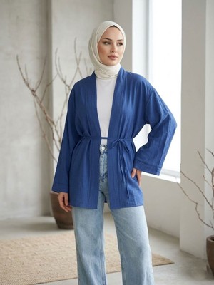 Miostil Çilek Hırka-Indigo
