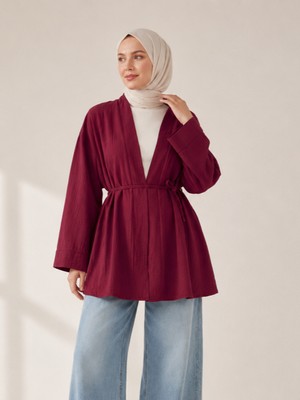 Miostil Çilek Hırka-Bordo
