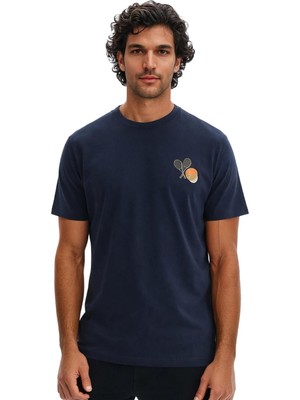 Ar-ma Erkek Bisiklet Yaka Tişört Resim Baskili Regular Fit Süprem Y31344448302